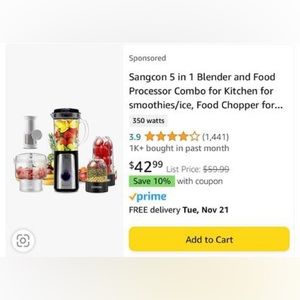Sangcon Food Processor combo